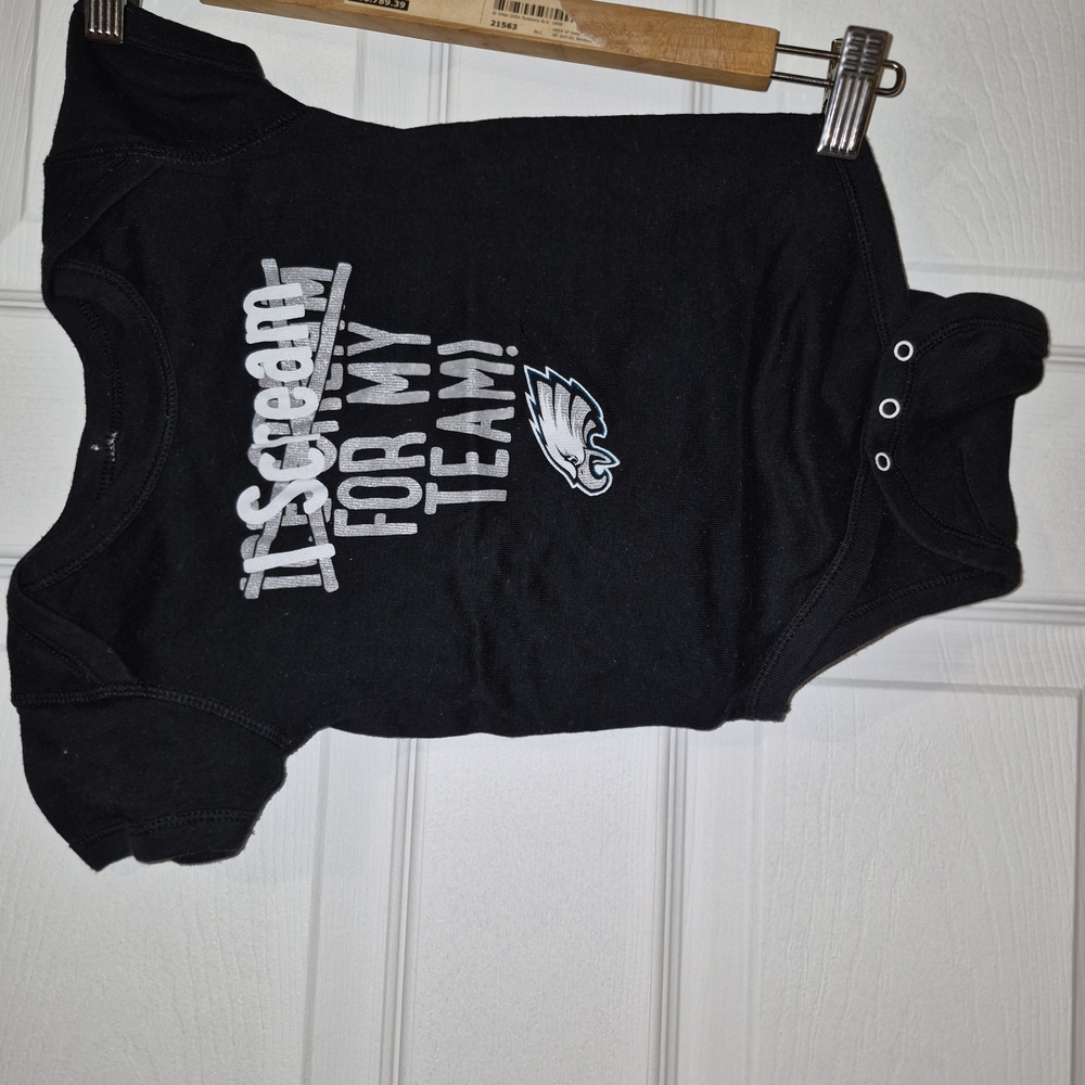 Black Team Spirit Kids Bodysuit